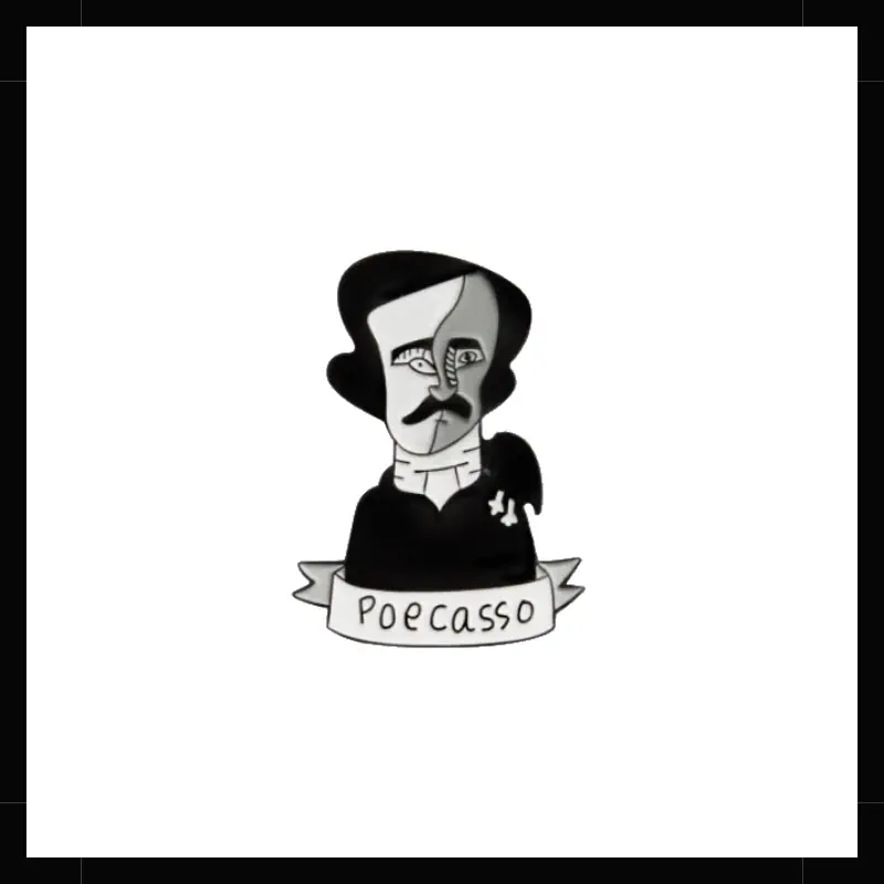 Pin Metálico Edgar Allan Poe