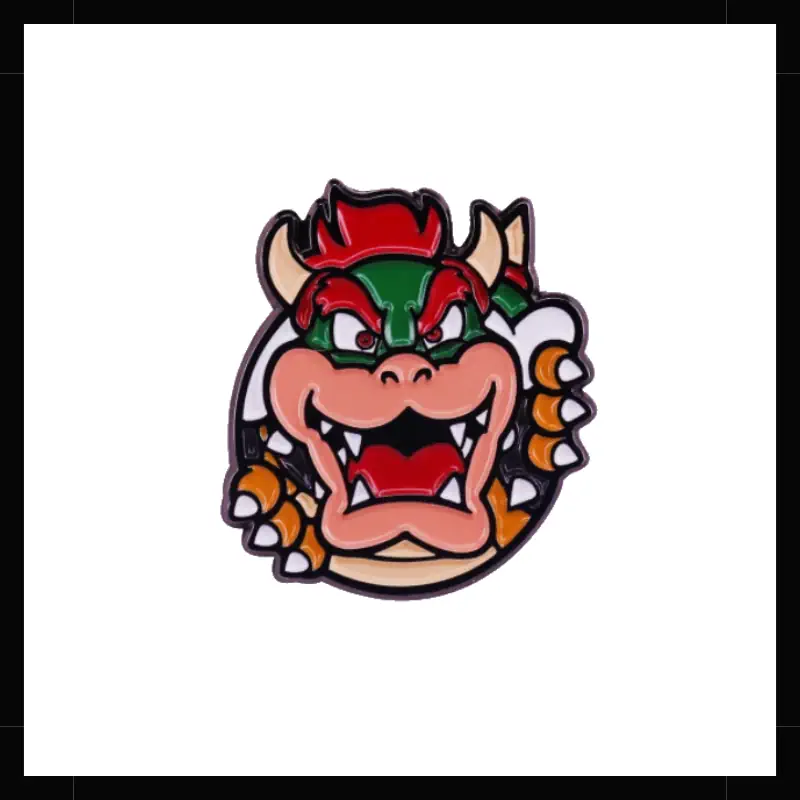 Bowser pin metálico Mario Bros.