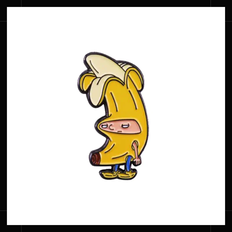 Pin metálico arnold banana