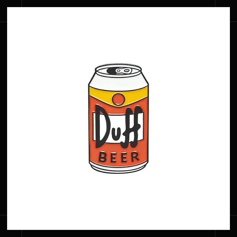 Cerveza Duff Los Simpsons pin metálico