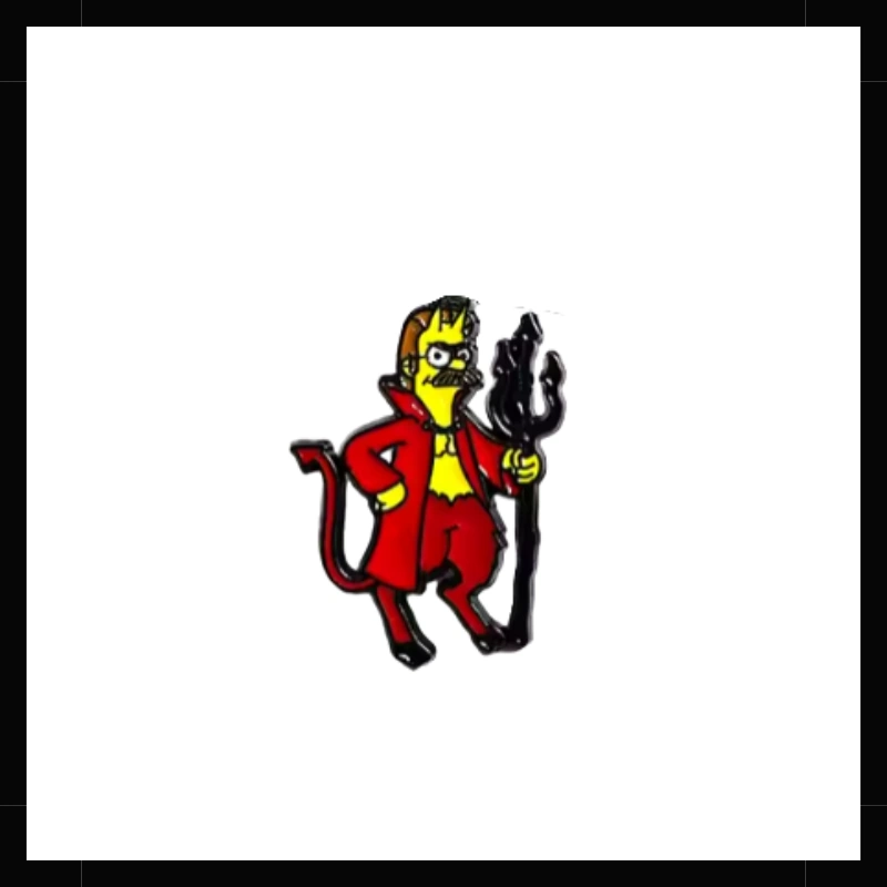 Pin Flanders Diablo Los Simpsons