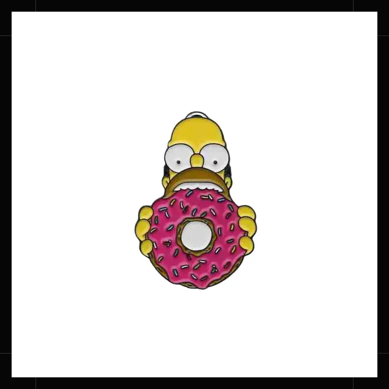Pin Metálico Homero Simpson Dona
