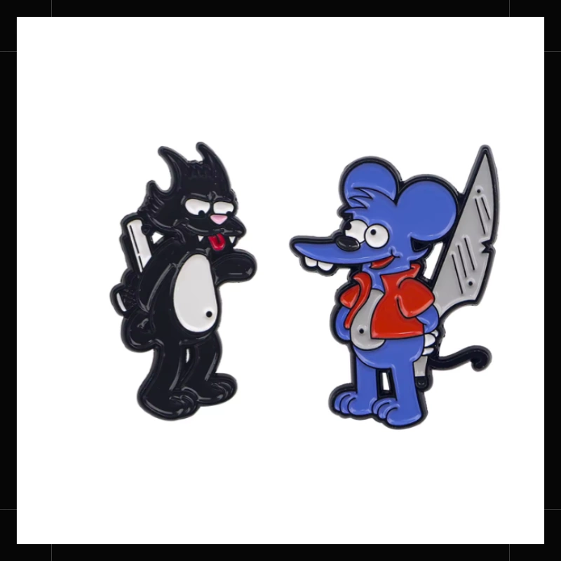 Pin Tomy y Daly Los Simpsons