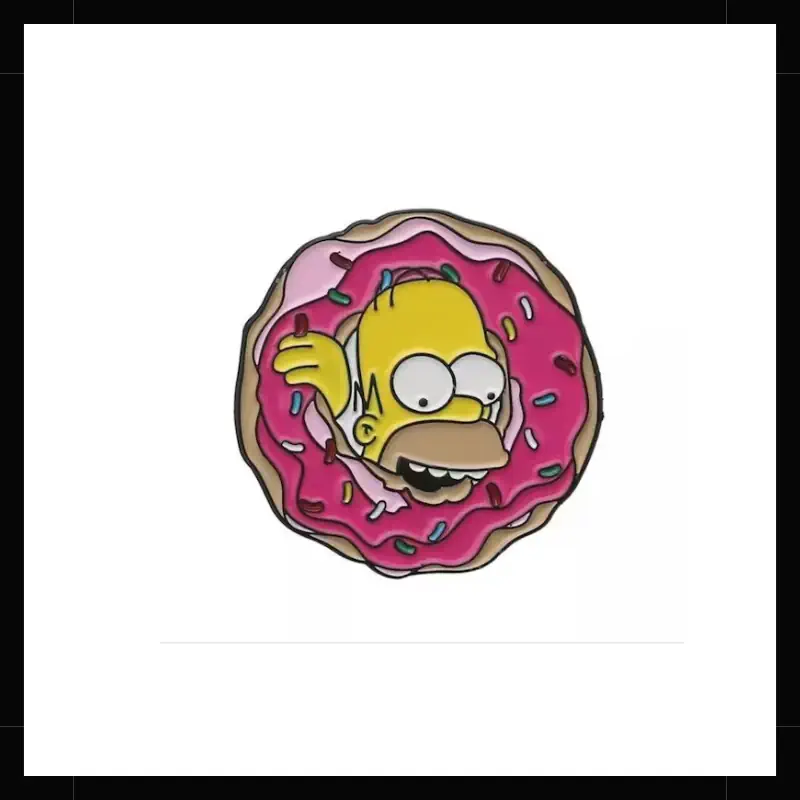 Pin Metálico Homero Simpson Dona