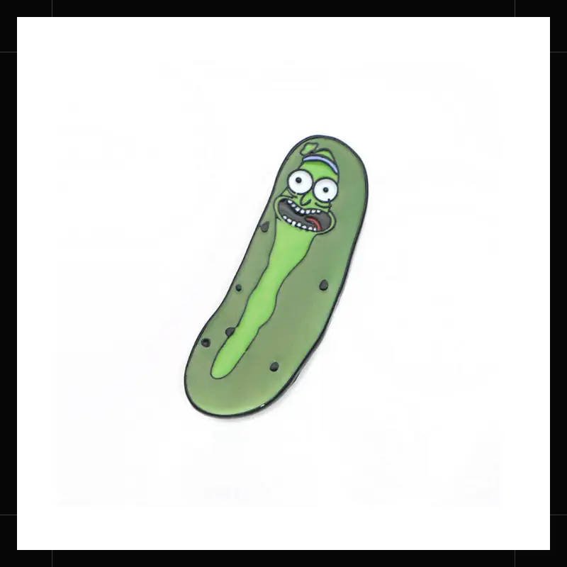 Pin Metálico Pickle Rick