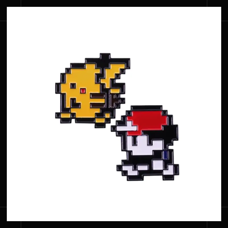 Pin Metálico Ash y Pikachu Pokémon