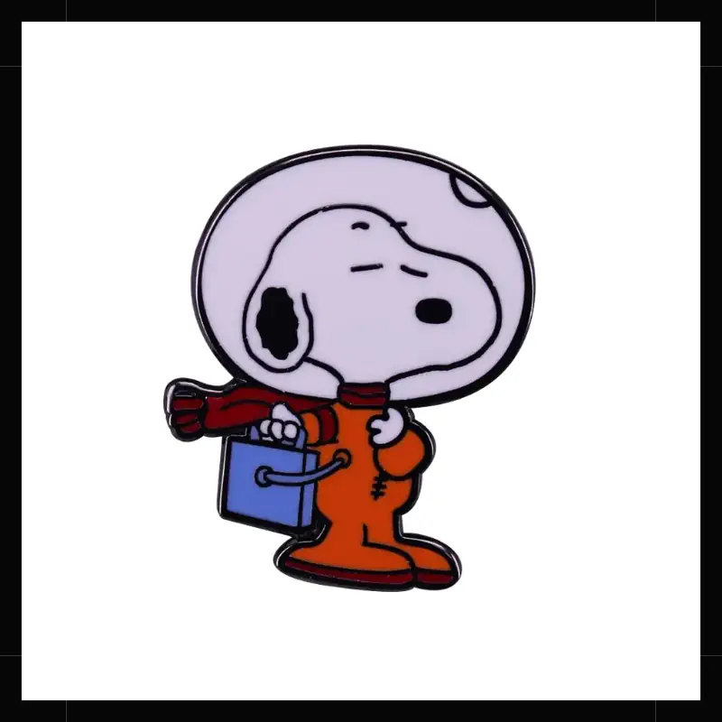 Pin Metálico Snoopy Astronauta