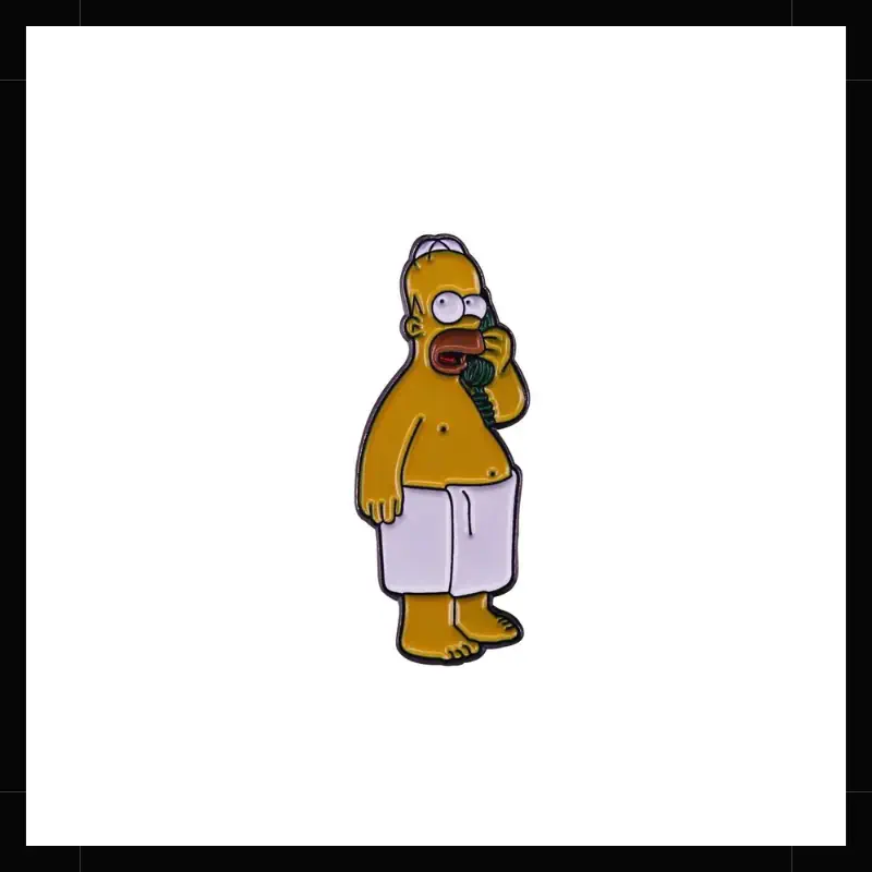 Pin Metálico Homero Simpson Toalla