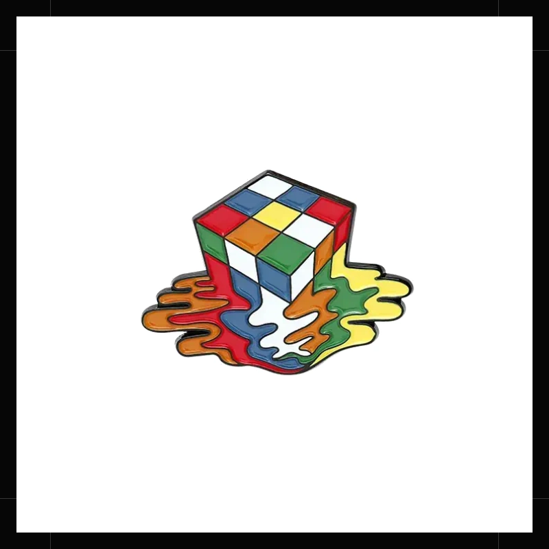 Pin Metálico Cubo Rubik