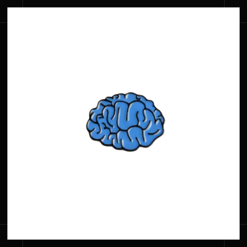 Pin Metálico Cerebro