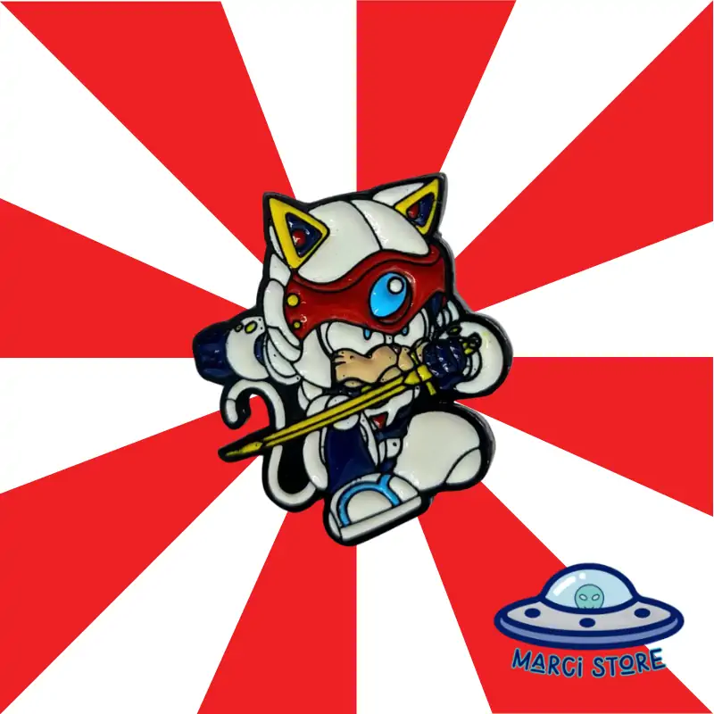 Pin Metálico Los Gatos Samurai Yattarou Pin