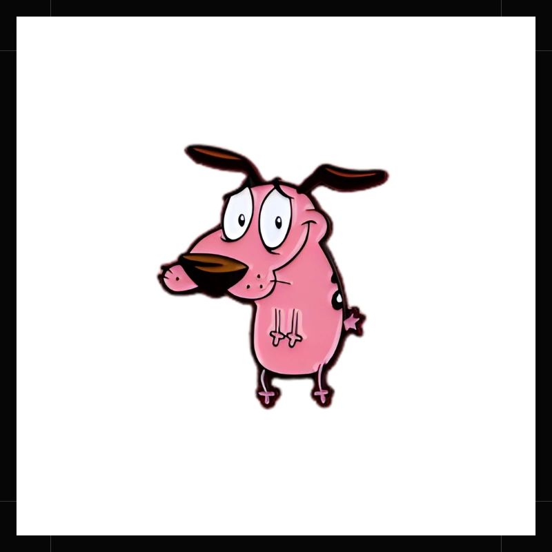 Pin Metálico Coraje Cartoon Network