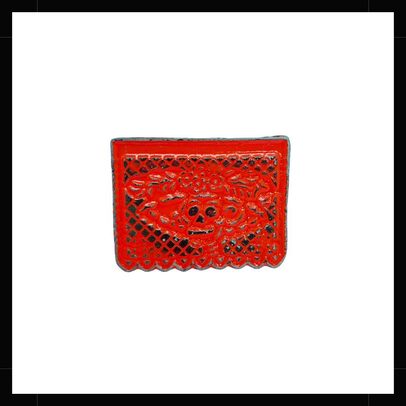 Pin Papel Picado Rojo