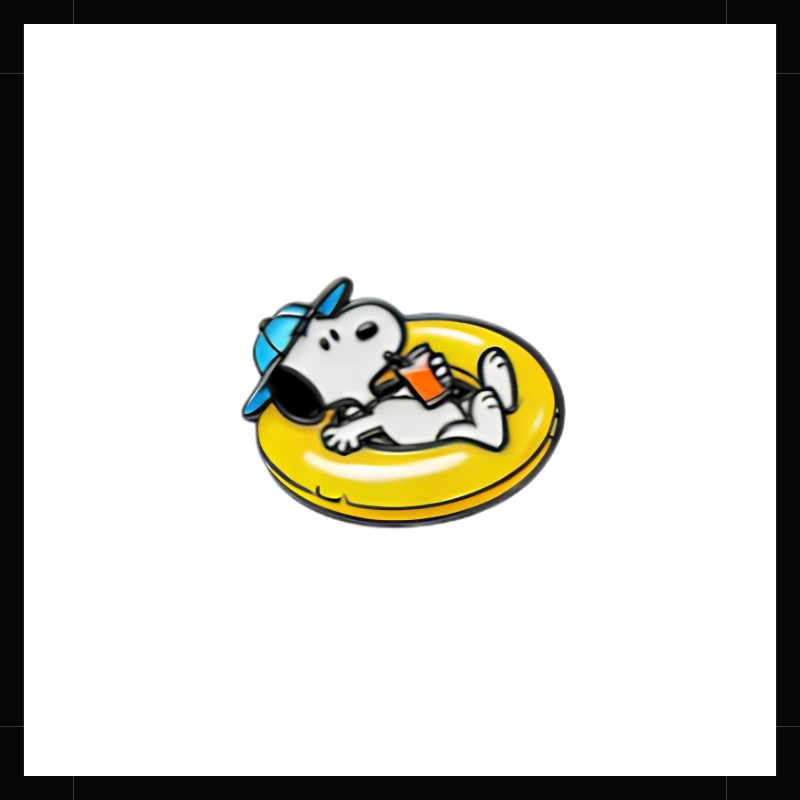 Pin Snoopy Verano