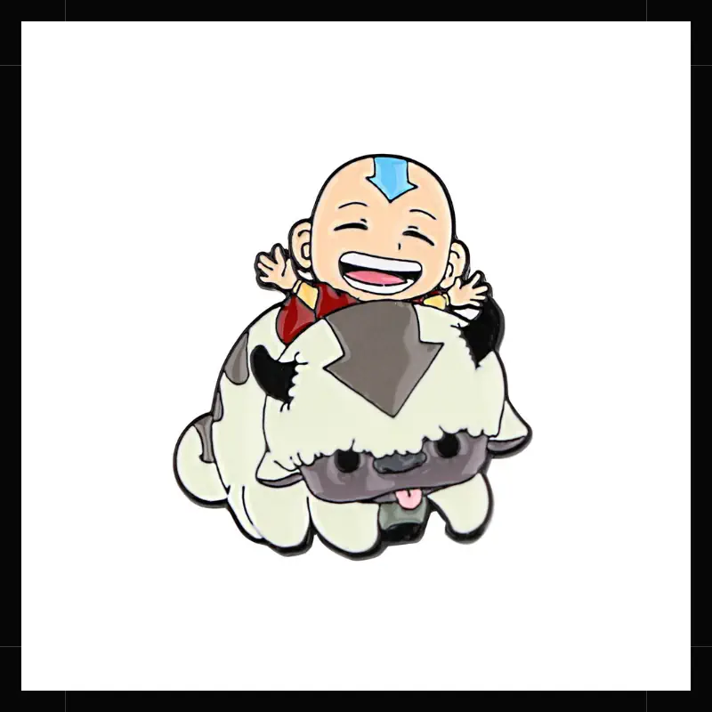 Pin metálico Appa y Aang