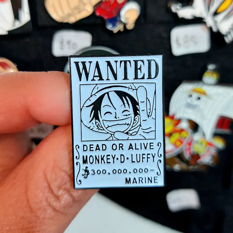 Pin Metálico Luffy One Piece