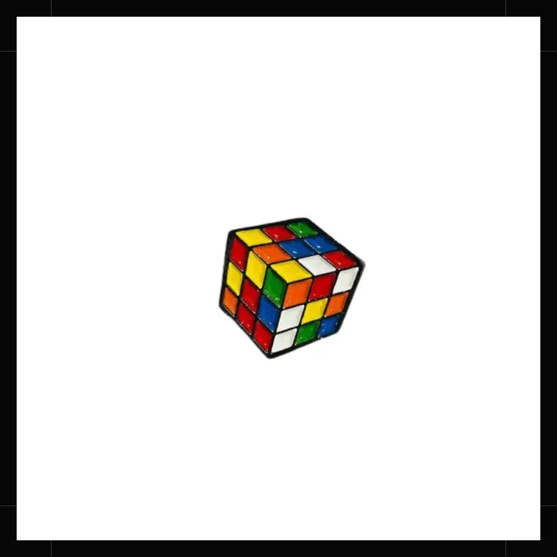 Cubo Rubik Pin metálico