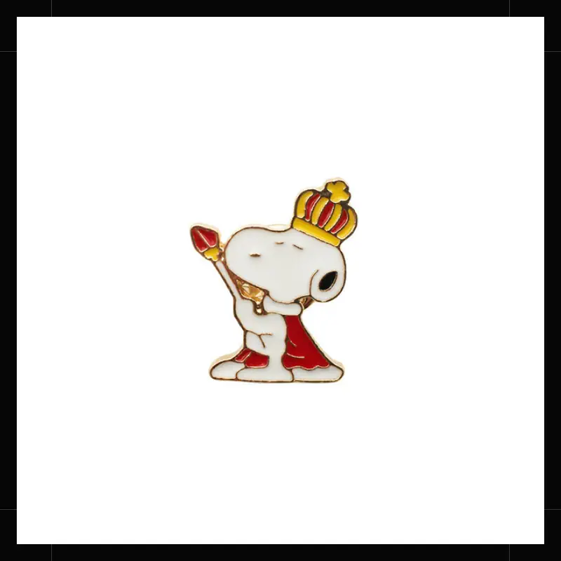 Snoopy pin metálico