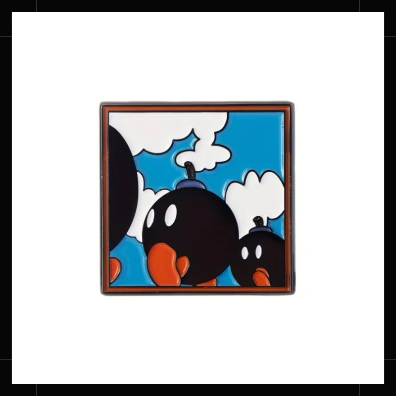 Pin Cuadro Bomba Mario Bros