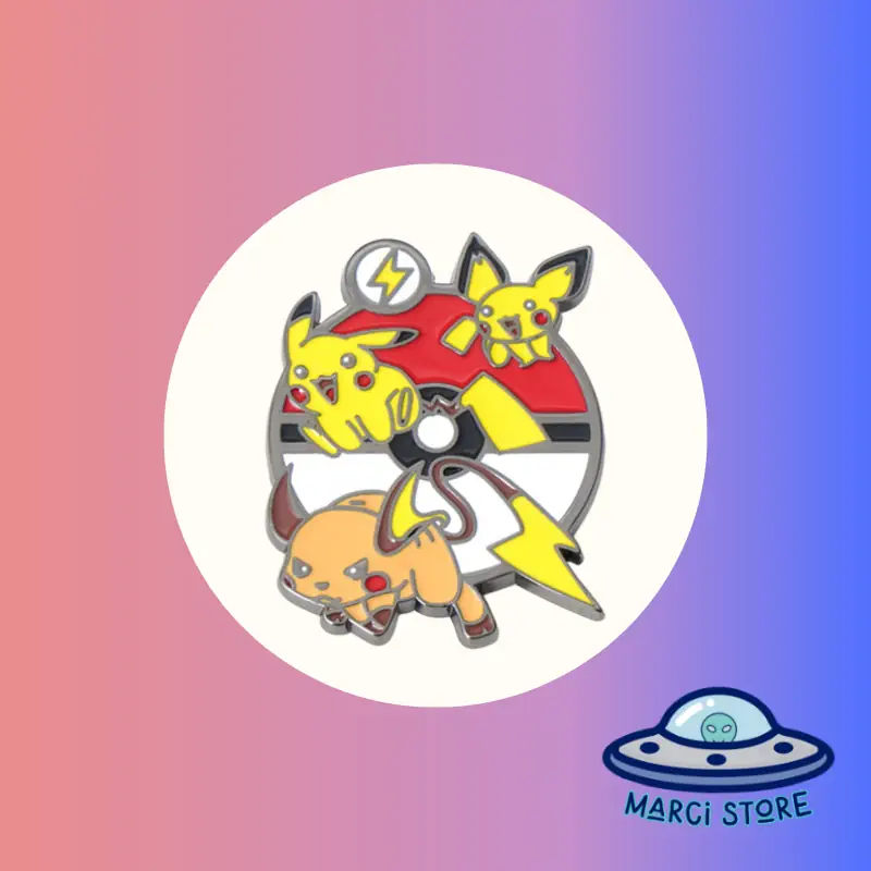 Pikachu Pokémon pin metálico