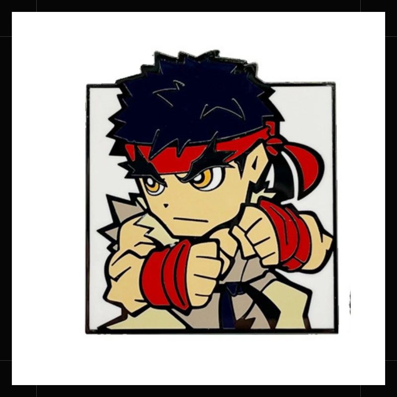 Pin Metálico Ryu Street Fighter
