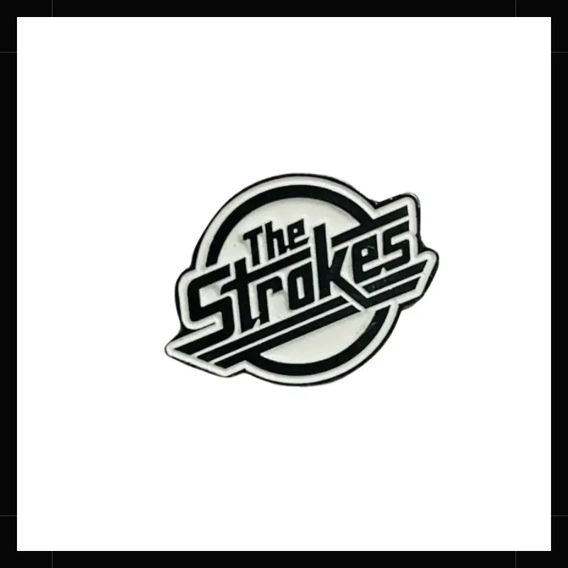 The Strokes pin metálico
