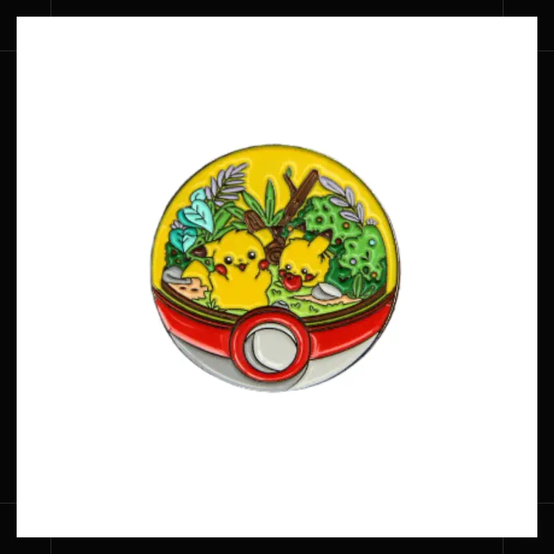 Pin metálico Pikachu Pokémon Terrario