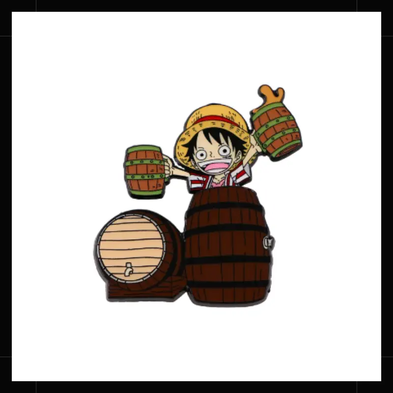 Pin Metálico One Piece Luffy