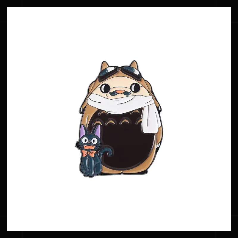 porco roso pin metalico Porco Rosso pin metálico Studio Ghibli