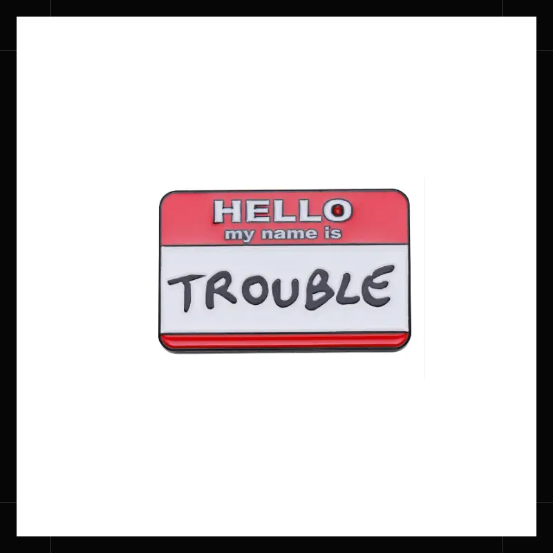 problemas pin Mi nombre es problemas pin metálico