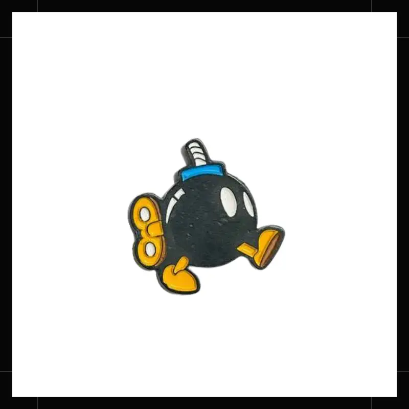 Mario Bros Bomba Pin metálico