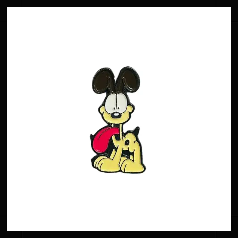 Odie Garfield pin metálico
