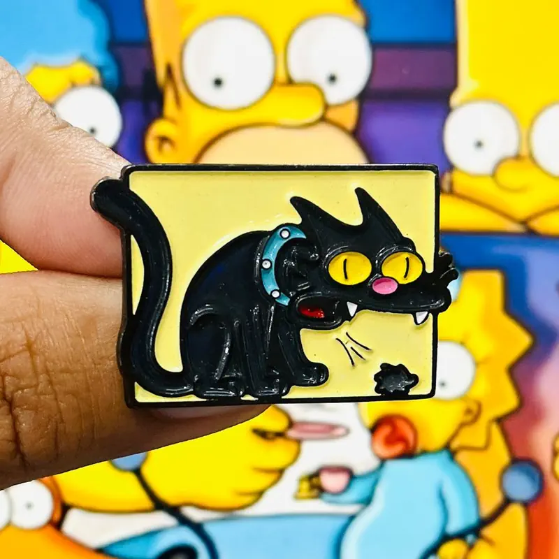 Pin Metálico Los Simpsons Gato