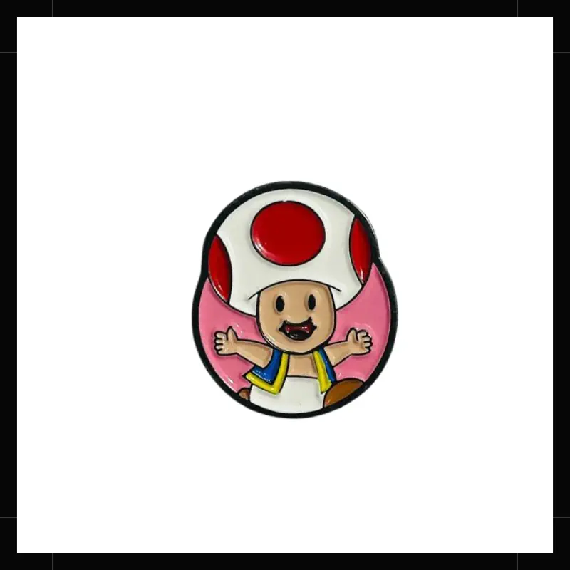 Pin Metálico Mario Bros Toad
