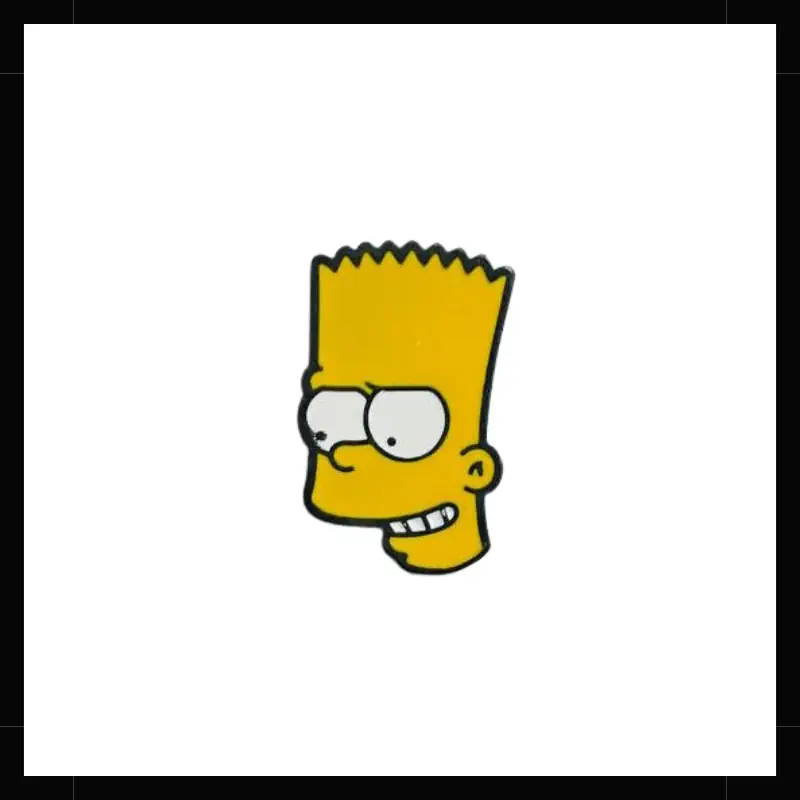 Bart Simpson Los Simpson Caricaturas Pin metálico