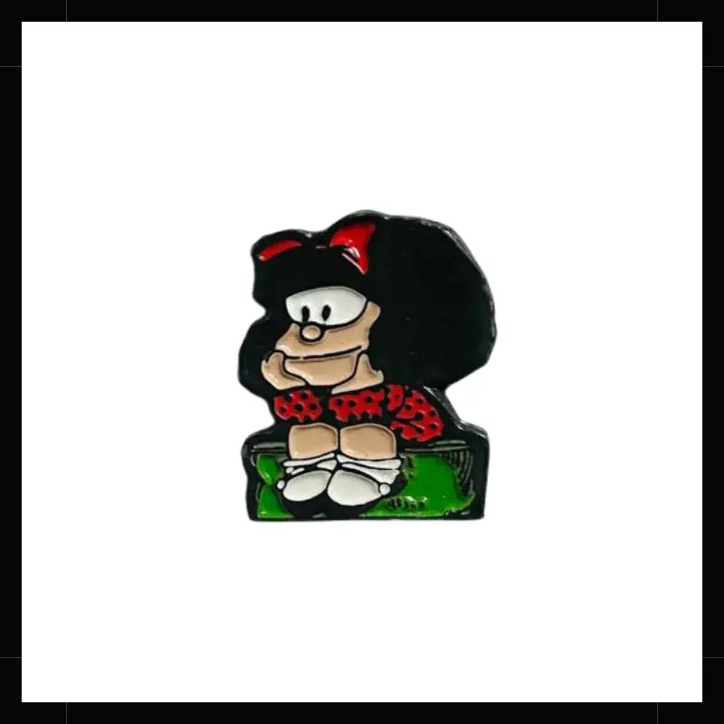 Mafalda pin metálico