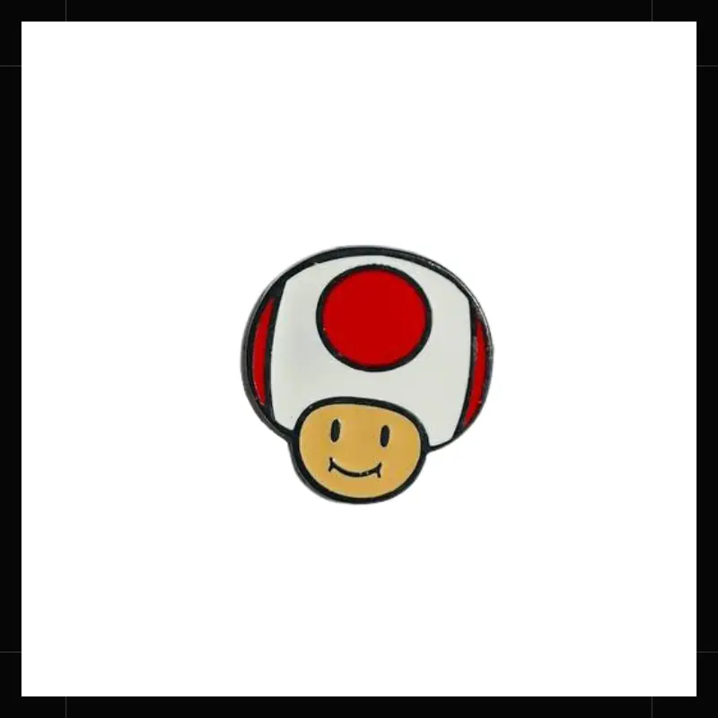 Toad Mario Bros Nintendo Pin metálico