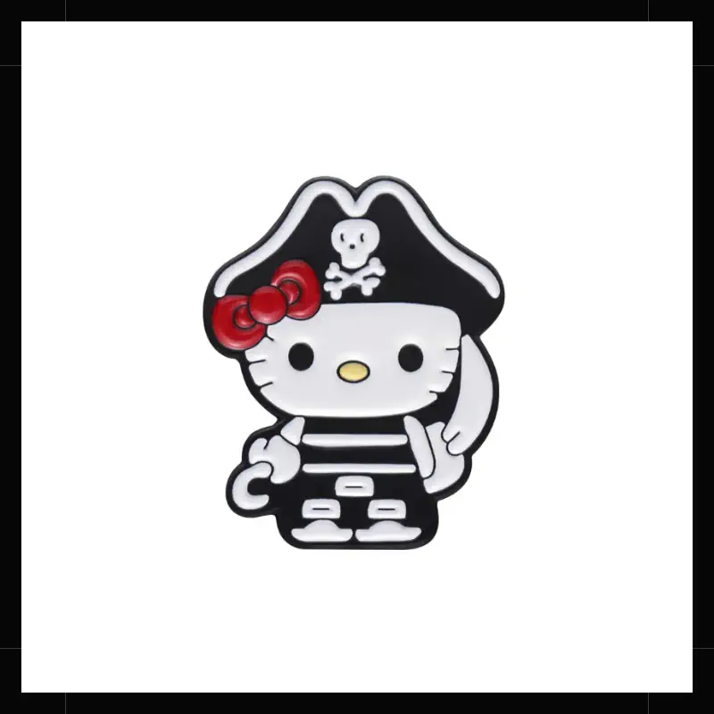 Pin Metálico Hello Kitty Pirata