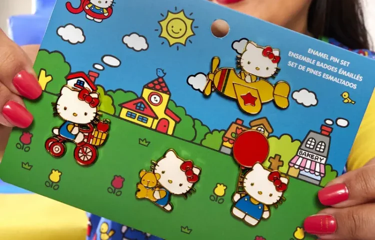 Pines Metálicos de Sanrio hello Kitty My Melody