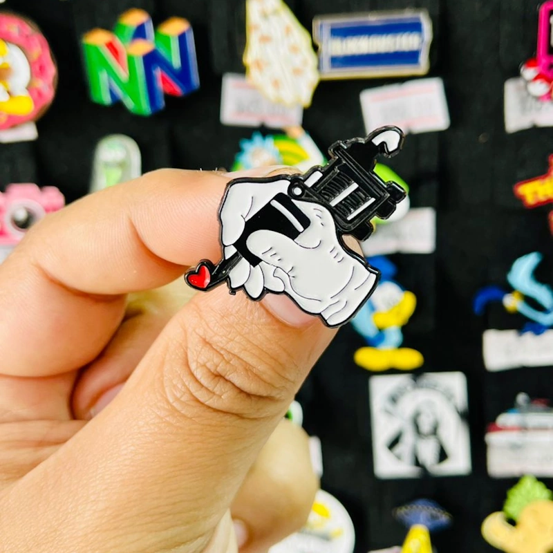 Pin Metálico Máquina para Tatuajes