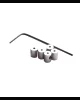 Paquete de 5 Broches de Perno + Llave Allen