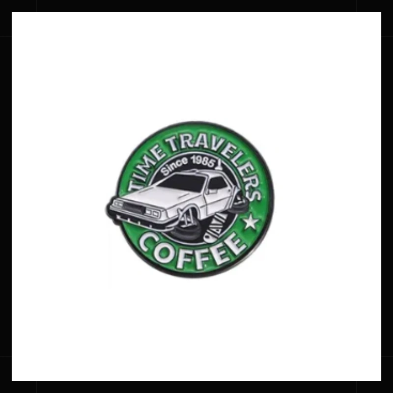 Pin Delorean Café