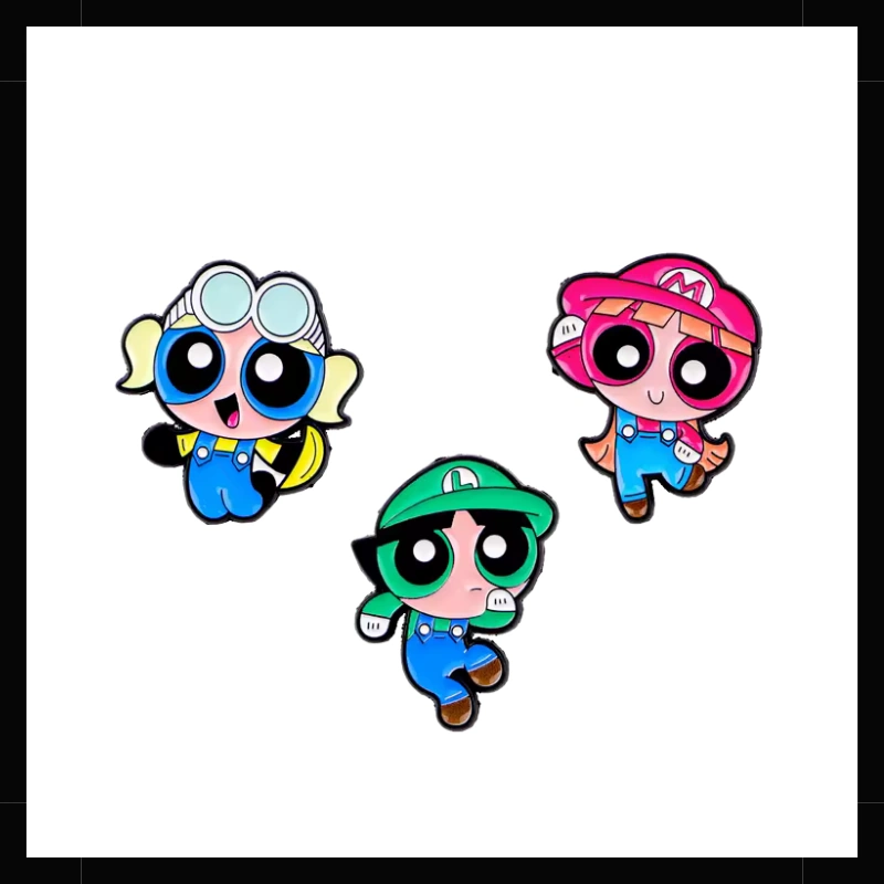 Las Chicas Superpoderosas Set de Pines