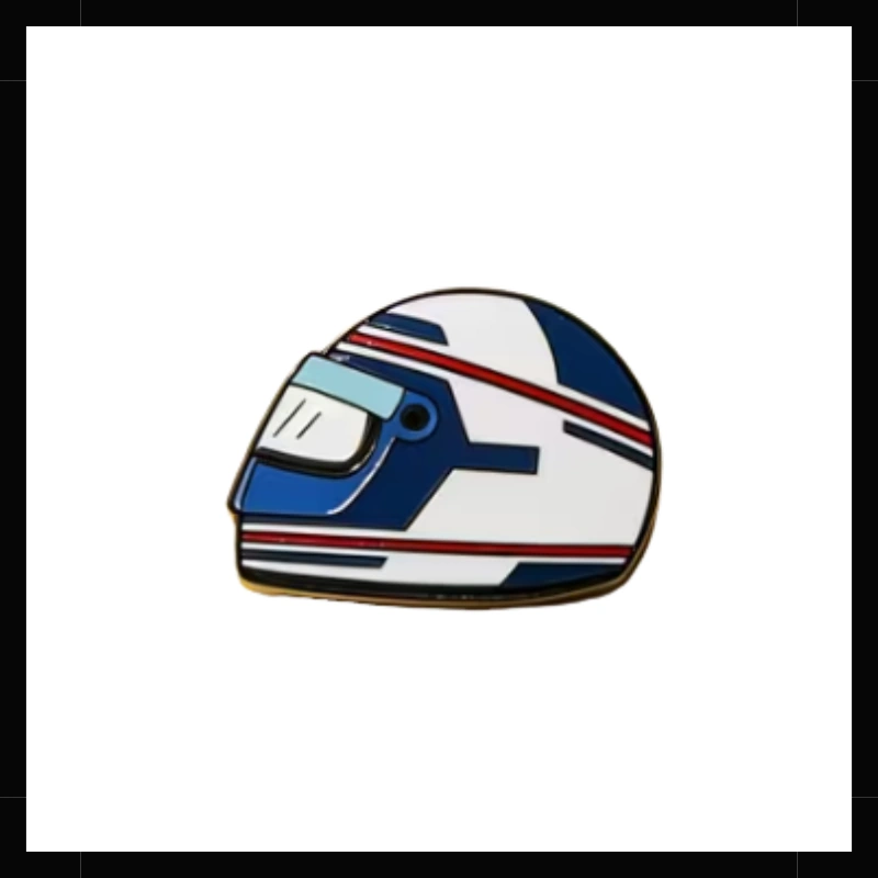 Pin Casco Blanco