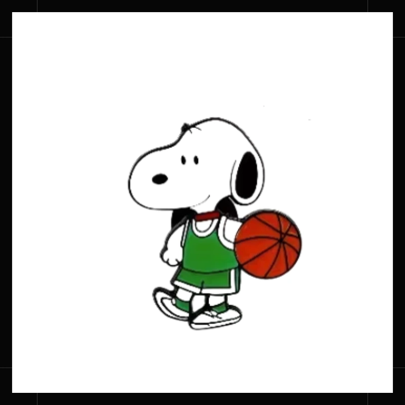 Pin Snoopy Basketbolista